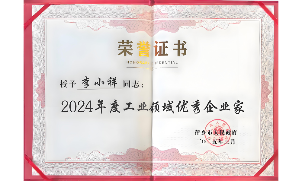 2024年度工业领域优异企业家